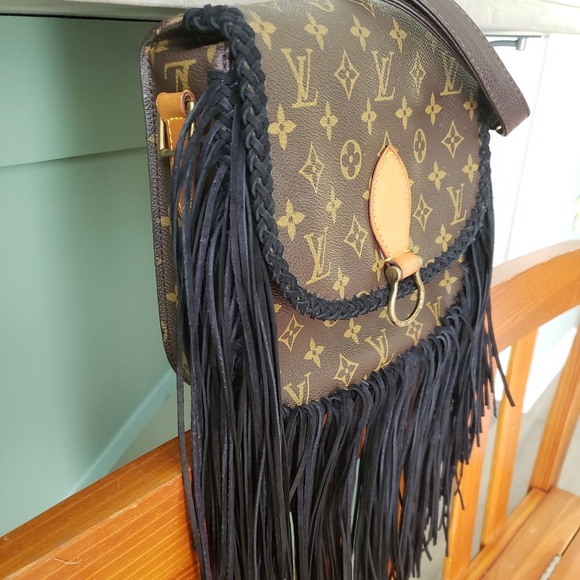 Authentic Louis Vuitton Saint cloud GM fringe - Picture 4 of 8